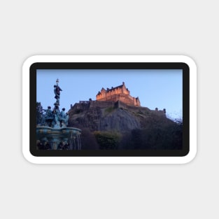 Edinburgh Castle Dusk Magnet