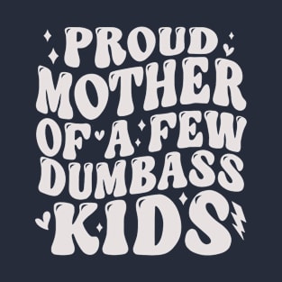 Proud Mother Of A Few Dumb Kids Funny Mothers Day T-Shirt