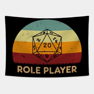 Retro Sunset - Dungeons And Dragons Role Player Tapestry