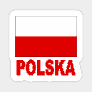 The Pride of Poland - Polish Flag and Language Magnet