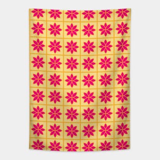 Geometric Seamless Pattern - Floral 011#002 Tapestry