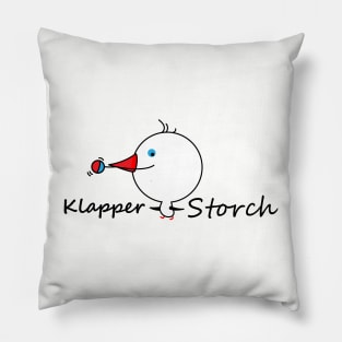 Baby rattle stork Pillow