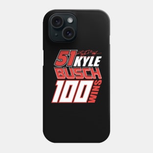 100 Wins - Kyle Busch Phone Case