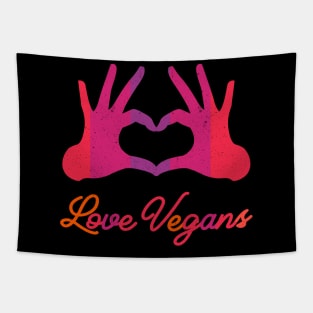 Love Vegans Tapestry