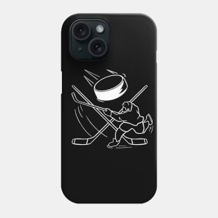 Hockey Player Design Ice Hockey Phone Case