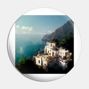 Golden sun on the Amalfi Coast II Pin