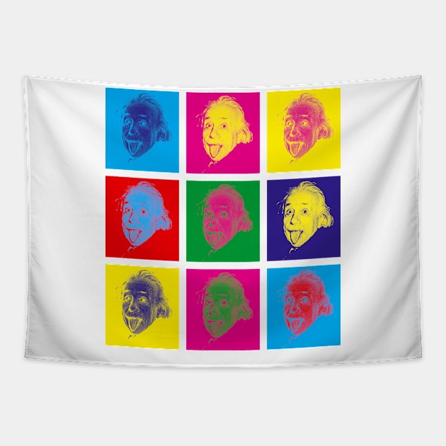 Einstein PopArt Tapestry by EagleFlyFree