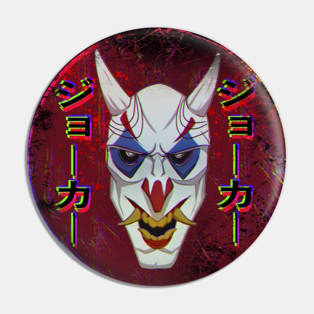 Joker oni mask Pin by DarkMindD