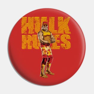 Hulk Hogan Hulk Rules Pin