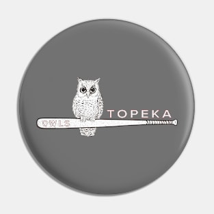 Historic Topeka Owls Minor League Baseball 1939 Pin