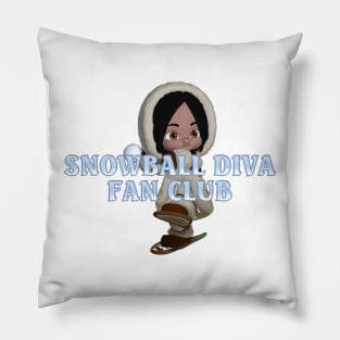 Snowball Diva Fan Club Pillow