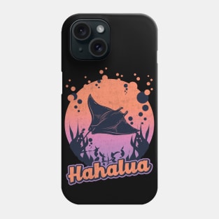 Vintage Hahalua Hawaiian for Stingray manta ray beauty of the sea Phone Case