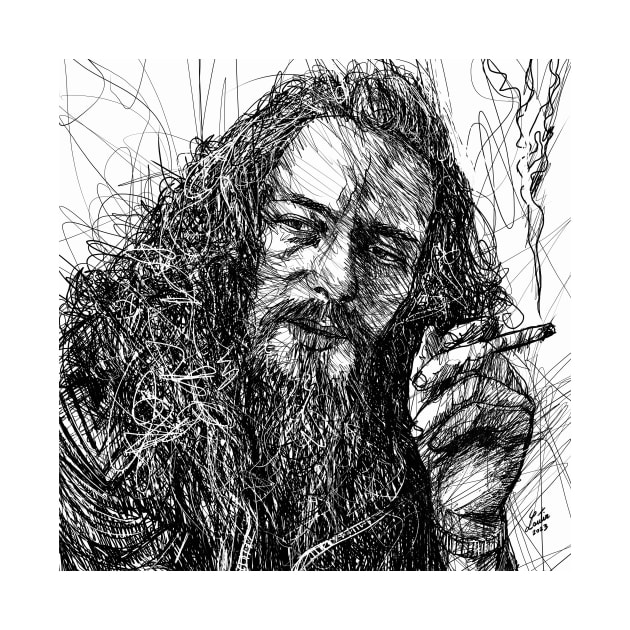 IAN ANDERSON ink portrait .1 by lautir