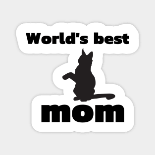 World's best cat mom Magnet