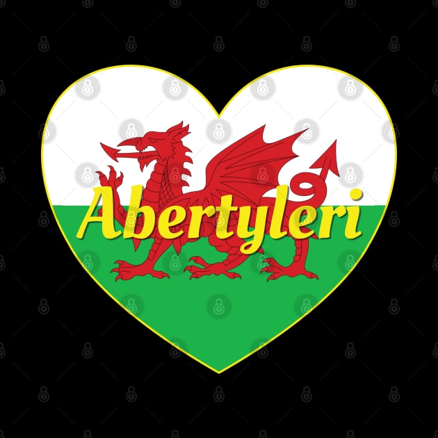 Abertyleri Cymru UK Baner Cymru Calon by DPattonPD