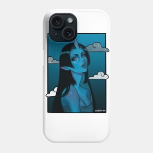 blue oni Phone Case