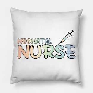Neonatal Nurse Rainbow Pillow
