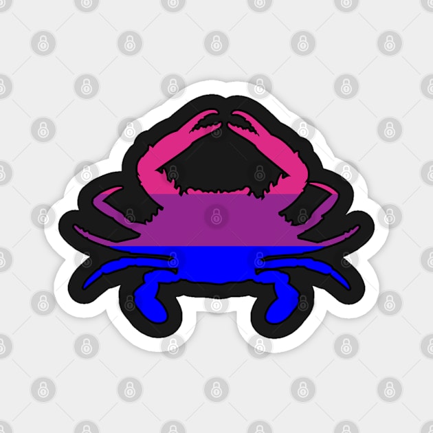 Blue Crab: Bisexual Pride Magnet by ziafrazier