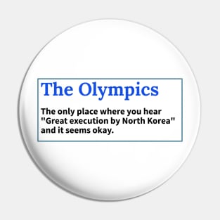 Olympics gets weird Pin