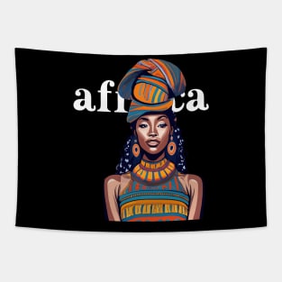 Afrocentric Woman Africa Tapestry