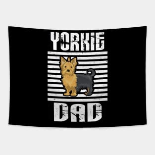 Yorkie Dad Proud Dogs Tapestry