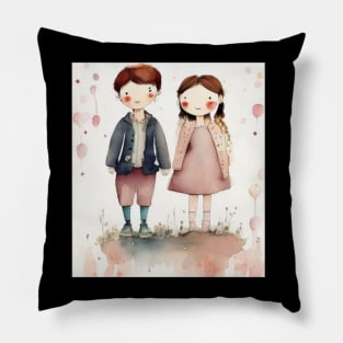 cute baby friend Pillow