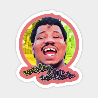 Retro Wesley Willis Visual Tribute Magnet