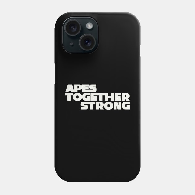Apes Together Strong Phone Case by Indie Pop