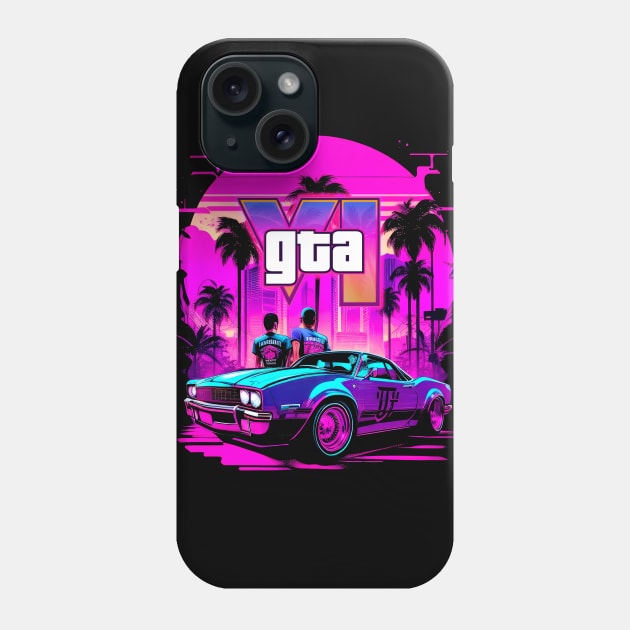 GTA 6 Phone Case by Buff Geeks Art