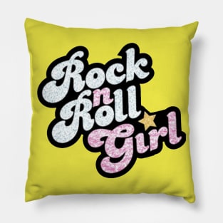 Rock n' Roll Girl Pillow