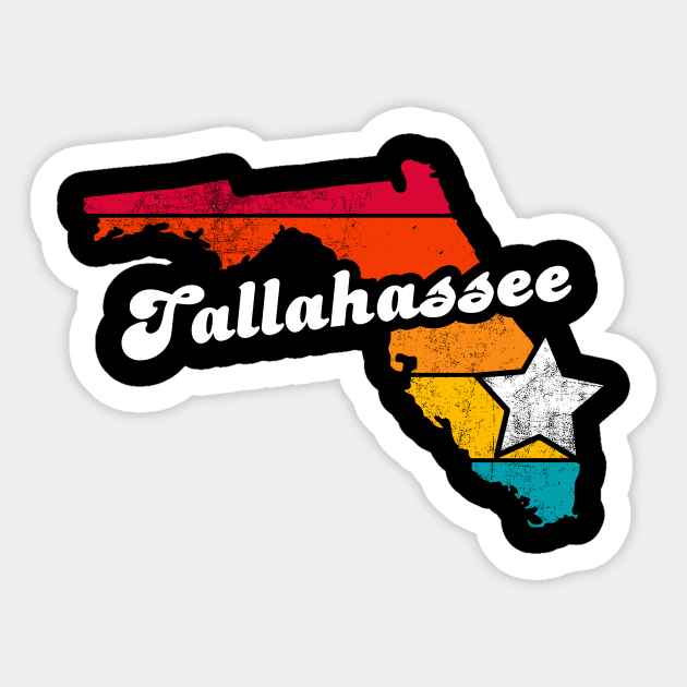 Tallahassee Florida T-Shirt Vintage Souvenir