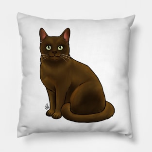 Burmese Cat - Sable Pillow