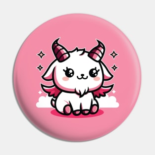 Cute Baphomet Satan Goat Pin