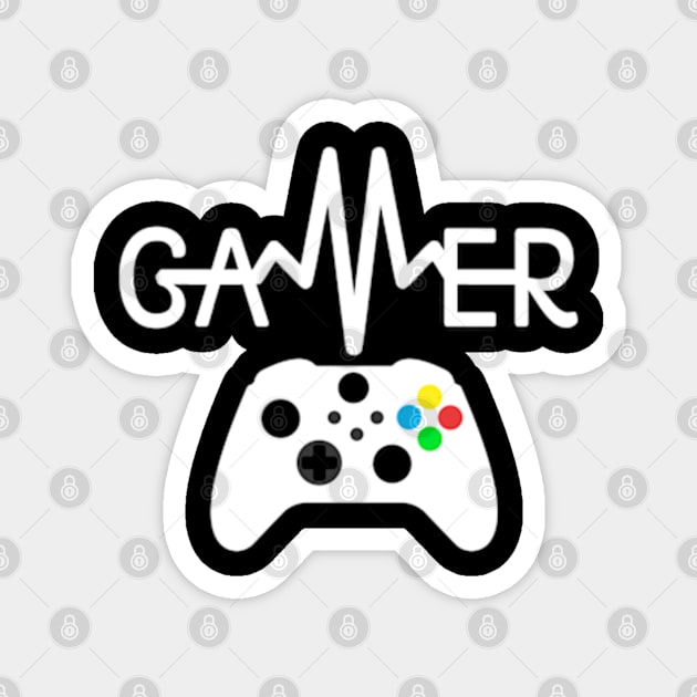 Gamer Heartbeat Alt Magnet by Gamers Gear