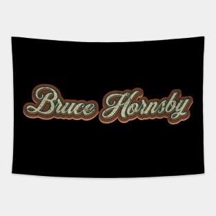 Bruce Hornsby Vintage Text Tapestry