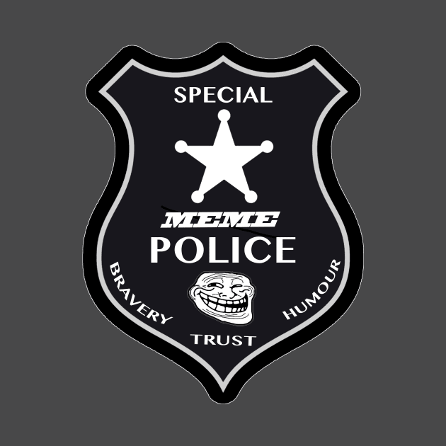 Meme Police badge by Alouna