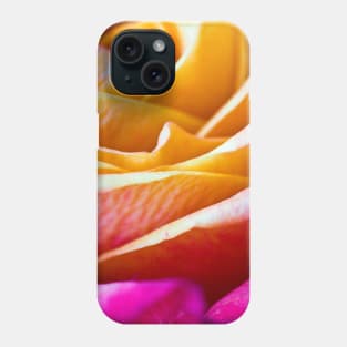 Orange and pink rose Phone Case