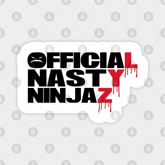 Official Nasty Ninjaz Magnet by BludBros