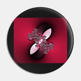 pink and red fractal Pin