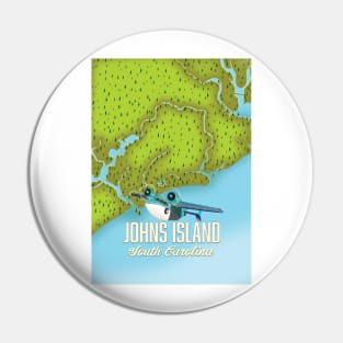 Johns Island map Pin