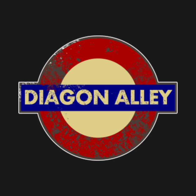DIAGON ALLEY METRO STATION SIGN - Harry Potter - T-Shirt