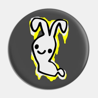 Super Happy Bunny Pin