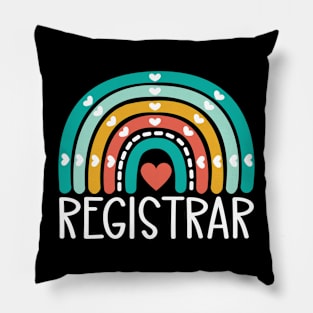 Registrar Rainbow Pillow