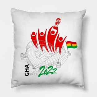 Ghana World Cup Soccer 2022 Pillow