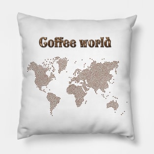 Coffee World Pillow