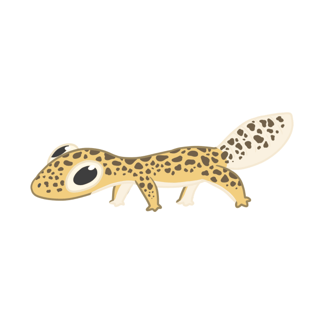 Leopard gecko by IcyBubblegum