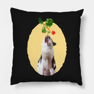 My Fav Food Is Veggie Pillow