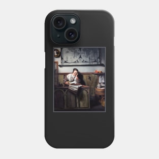 The Account Keeper by Maes Phone Case