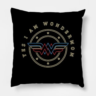 yes i am wondermom Pillow