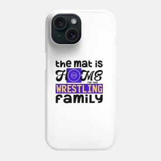 The Mat is Home for this Wrestling Family Phone Case